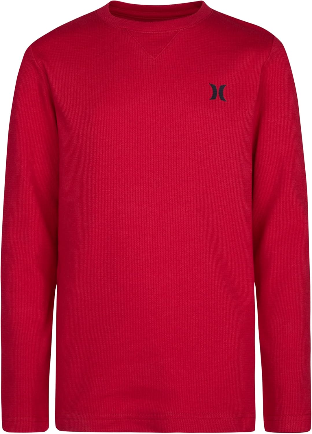 Hurley Boys Long Sleeve Waffle Knit Shirt