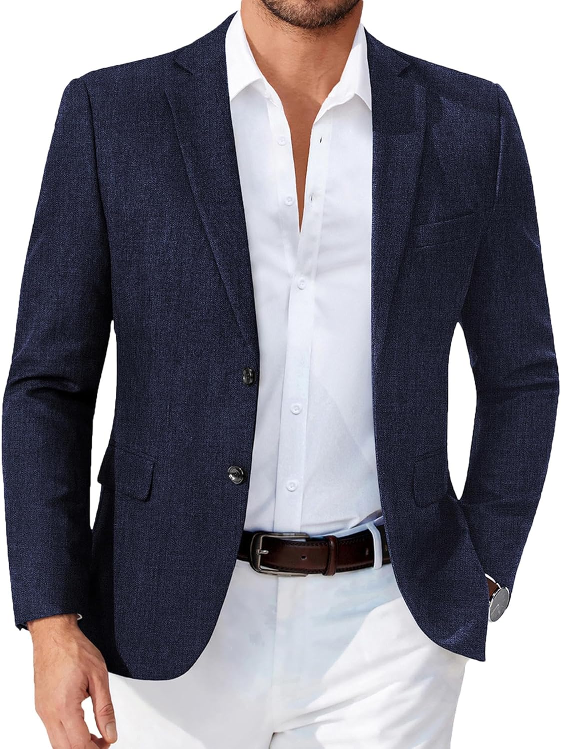 COOFANDY Men’s Blazer Casual Sport Coats Two Buttons Lightweight Suit Jacket