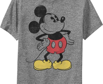 Disney Kids’ Classic Vintage Mickey T-Shirt