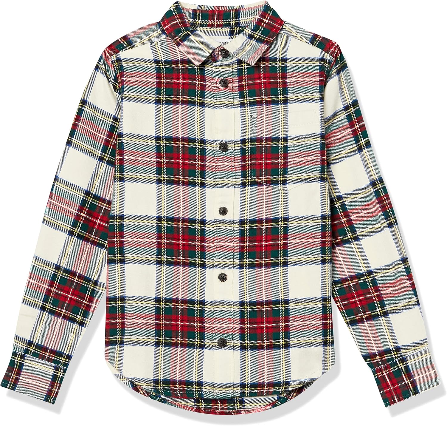 Amazon Essentials Boys and Toddlers’ Flannel Button Down Shirt