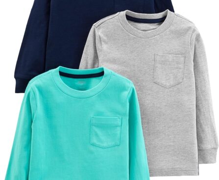 Simple Joys by Carter’s Boys 3-Pack Long Sleeve Shirts