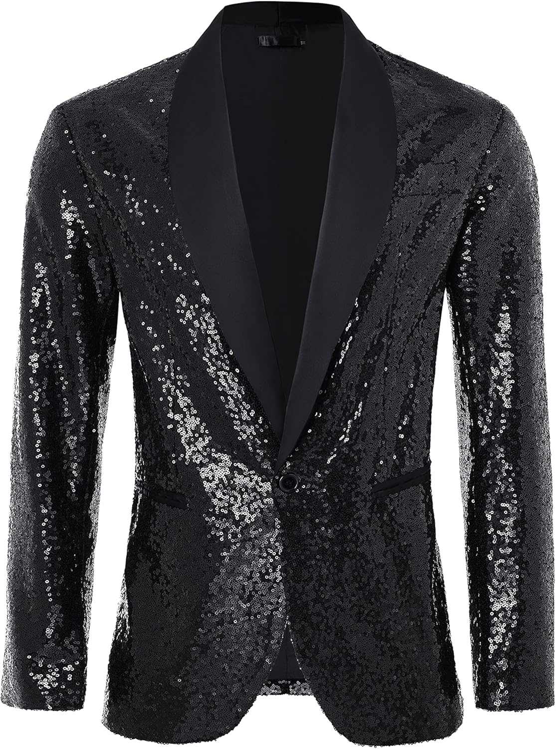 Coucoland Sequin Blazer Men-Tuxedo Jacket Sequin Suit Men Sport Coats