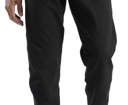 THE GYM PEOPLE Mens’ Fleece Joggers Pants with Deep Pockets in Loose-fit Style