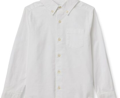 Amazon Essentials Boys Long Sleeve Oxford Button Down Shirt