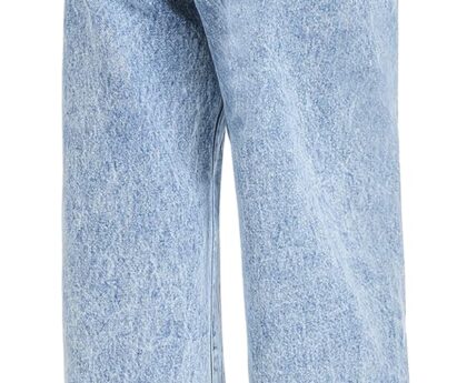 Girls Wide Leg Jeans Baggy Bow Embroidery High Elastic Waist Denim Pants Cute Y2K Trendy Tween Streetwear 8-16Y