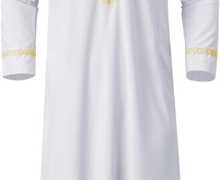 Bowanadacles Muslim clothes for men kaftan for men Thobe for men Islam Moroccan Thobe men Thobe Islamic clothing