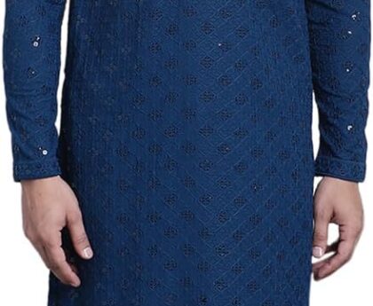 Sojanya (Since 1958 Men’S Pure Cotton Sequence Kurta & Pyjama Set