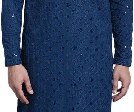 Sojanya (Since 1958 Men’S Pure Cotton Sequence Kurta & Pyjama Set