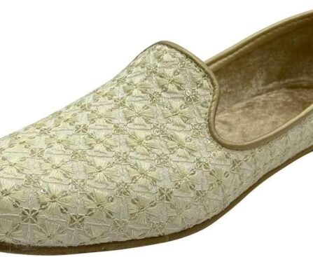Men’s Ethnic Jutti – Handcrafted Traditional Indian Footwear – Stylish & Comfortable Loafers Shoes for Weddings & Casual Wear