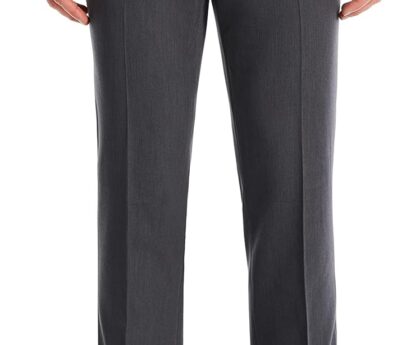 Perry Ellis Portfolio Men’s Modern Fit Solid Stretch Resolution Dress Pant