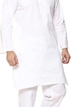 GURU JEE Handmade Kurta Pajama Set For Men’s (Round Neck)