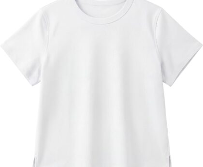 Stelle Women’s Cotton T-Shirts Crewneck Short Sleeve Basic Tees Summer Casual Solid Crop Tops