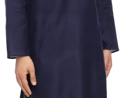 Men Cotton Blend Kurta Pyjama Set Party Fashion Regular Ethinic Wear Indian Dress Gift for Men