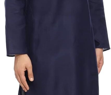 Men Cotton Blend Kurta Pyjama Set Party Fashion Regular Ethinic Wear Indian Dress Gift for Men