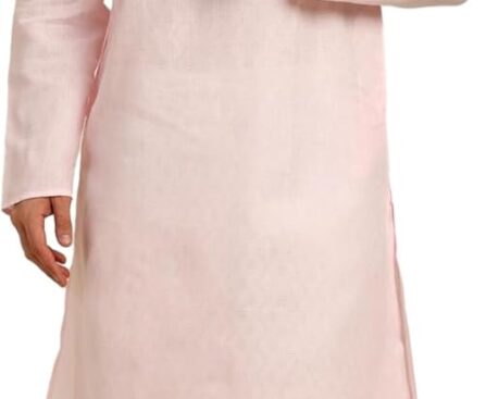 Men’s Ethenic Kurta Pajama Set with – Festive & Wedding Wear – Tunic Art Silk – Traditional Indian Outfit