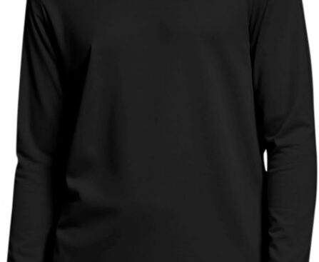 Haloumoning Boys Long Sleeve Athletic T-Shirts Kids Dry Fit UPF 50+ Neon Swim Shirts 5-14 Years