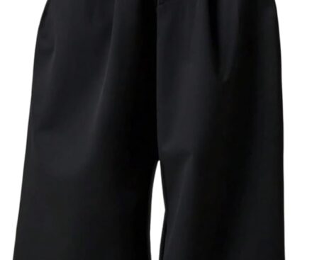 OYOANGLE Men’s Baggy Wide Leg Pants Zipper Fly Pleated Work Casual Long Trousers with Pocket