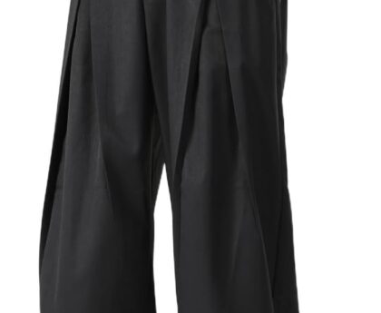 Rexcyril Men’s Baggy Wide Leg Pants Pleated Trousers Loose Business Casual Dress Pants Slacks