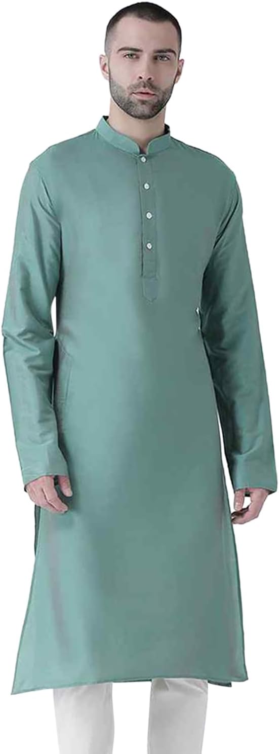 KISAH Mens Kurta – Traditional Indian Ethnic Wear for Men – Ideal for Weddings, Festivals & Celebrations