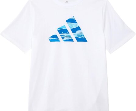 adidas Boys’ Short Sleeve Cotton Camo Bos Logo T-Shirt