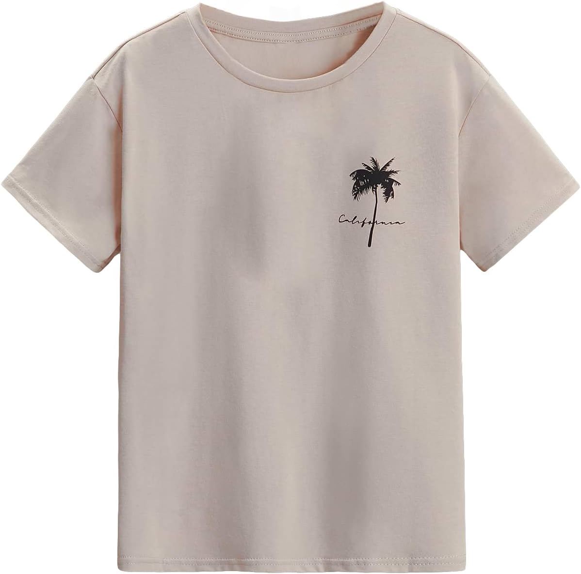 SOLY HUX Boy’s Graphic Tees Palm Tree Print Short Sleeve Crew Neck Summer Trendy T-Shirts Clothes for Teen Boys