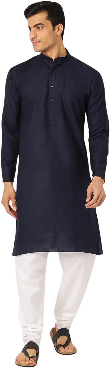Pro-Ethic Style Developer Mens Indian Traditional Cotton Kurta Sets, Men Kurta Set Indian Wedding Dress (A-781)