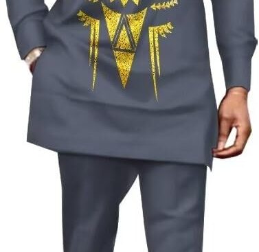 African Suits for Men Dashiki Outfits Traditional Print Mens Formal Attire Ethnic Nigerian Clothes Cocktail Wear