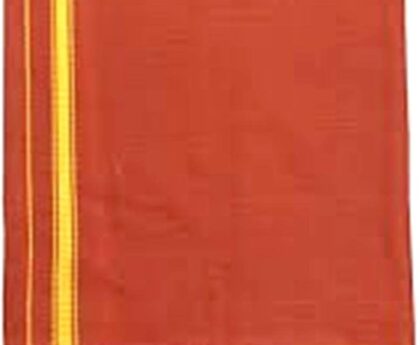 Fancy Border Colored Single Layer Pentex Dhoti Mundu Vesti 2.0mts