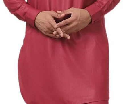 Maple Clothing Punjabi Kurta Pajama Set Pathani Mens Cotton Indian Clothes Bollywood Outfit