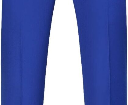 UNINUKOO Mens Dress Pants Slim Fit Solid Color Skinny Trousers Classic Business Casual Wedding Suit Pants