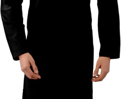 Chandrakala Men’s Tunic Cotton Kurta Pajama Set Indian Casual Yoga Dress (MK101)