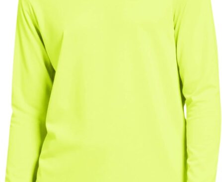 Haloumoning Boys Long Sleeve Athletic T-Shirts Kids Dry Fit UPF 50+ Neon Swim Shirts 5-14 Years