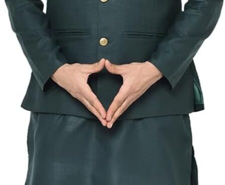 KISAH Men’s Kurta Jacket Set – Traditional Indian Ethnic Wear for Men – Ideal for Weddings, Festivals & Celebrations