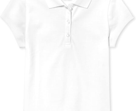 The Children’s Place baby-girls And Toddler Short Sleeve Ruffle Pique Polo