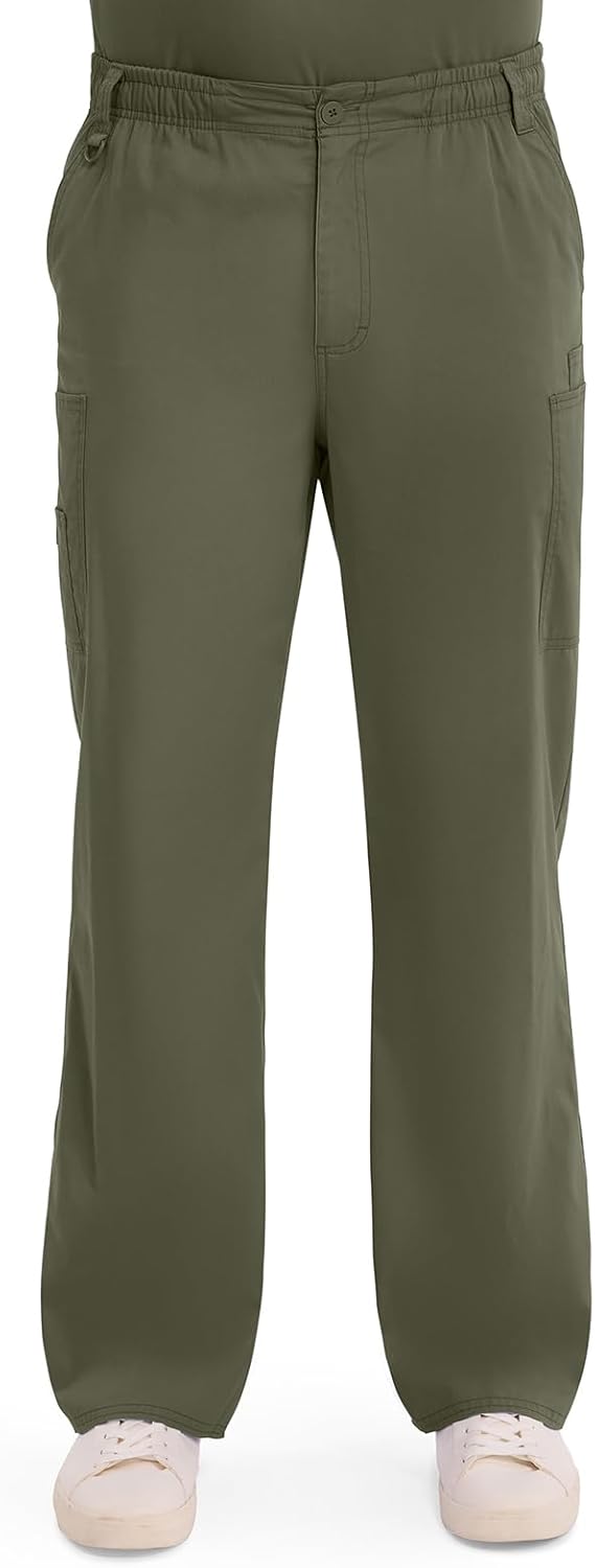 Dickies Men’s Pull-On Pant with 7 Pockets Elastic Waistband with Button Closure 81006