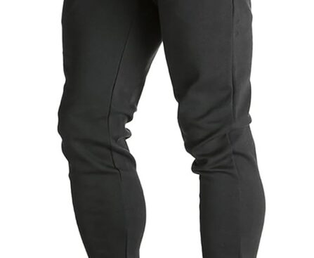 BROKIG Mens Zip Joggers Pants – Casual Gym Workout Track Pants Comfortable Slim Fit Tapered Sweatpants with Pockets