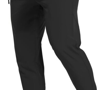 SPOSULEI Mens Joggers Lightweight Athletic Hiking Pants Quick Dry Running Track Gym Sweatpants with Zipper Pockets