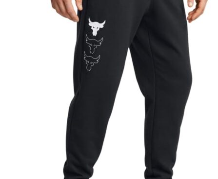 Under Armour Mens Project Rock Rival Fleece Joggers