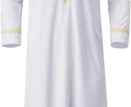 Bowanadacles Muslim clothes for men kaftan for men Thobe for men Islam Moroccan Thobe men Thobe Islamic clothing