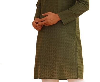 Sojanya (Since 1958 Motifs Embroidered Thread Work Pure Cotton Straight Kurta With Churidar