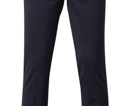 Men’s Dress Pants Tall Classic Fit Flex Expandable Waist Flat Front Wrinkle-Free Formal Pants for Business and Office