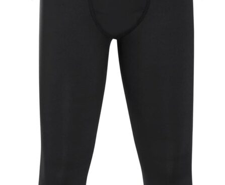 Boys Thermal Pants, Kids Football Fleece Lined Leggings, Youth Compression Base Layer for Sports Baseball Hockey