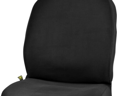 Body Glove 22-1-70331-9 Hyper Fit Universal Bucket Seat Cover for Cars, Sedans, SUVs, Neoprene, Black, 1 Seat Cover