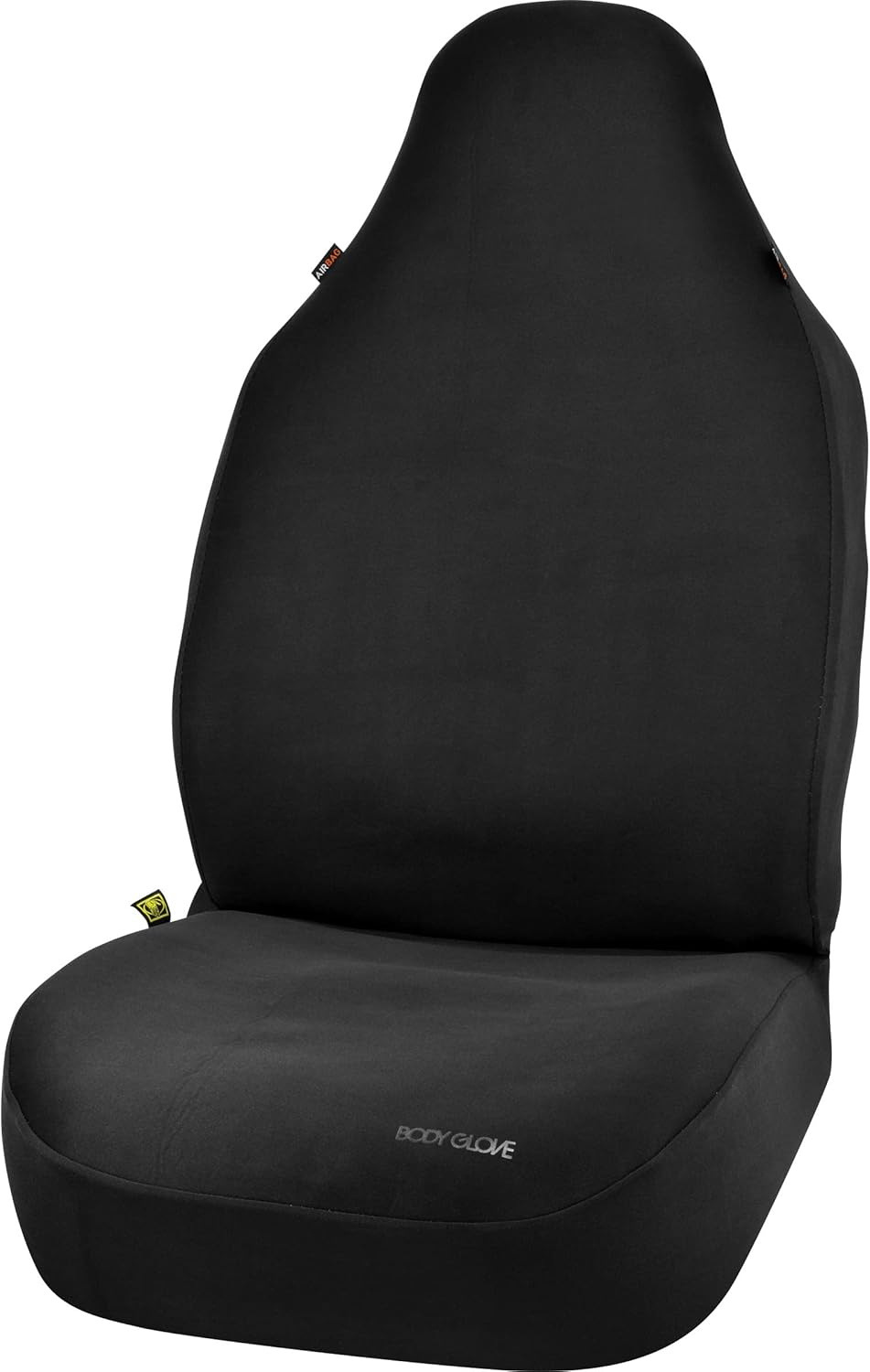 Body Glove 22-1-70331-9 Hyper Fit Universal Bucket Seat Cover for Cars, Sedans, SUVs, Neoprene, Black, 1 Seat Cover