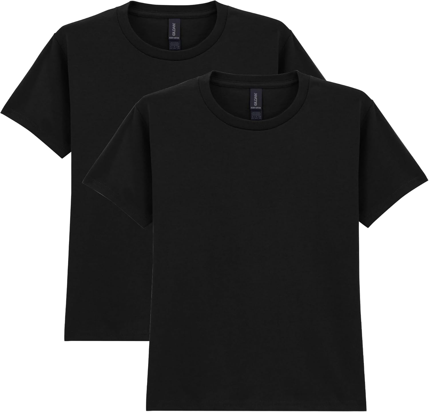 Gildan Unisex-Child Gildan Youth Heavy Cotton T-Shirt, Style G5000b, 2-Pack
