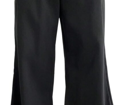 OYOANGLE Men’s Wide Leg Suit Pants Pleated Business Casual Baggy Dress Trousers with Pockets