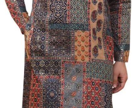 KISAH Men’s Kurta Churidar Set – Traditional Indian Ethnic Wear for Men – Ideal for Weddings, Festivals & Celebrations