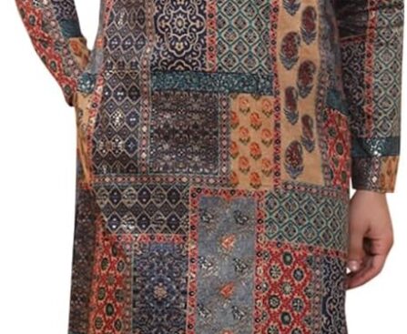 KISAH Men’s Kurta Churidar Set – Traditional Indian Ethnic Wear for Men – Ideal for Weddings, Festivals & Celebrations