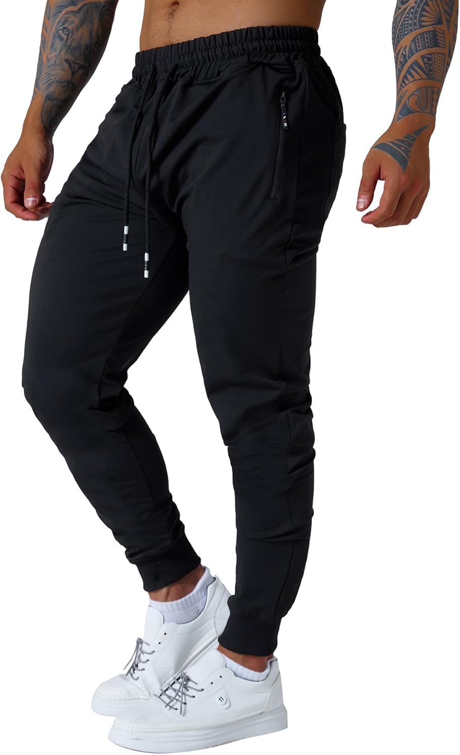Mens Jogging Casual Pants Joggers Sweatpants Active Athletic Workout Sweatpants for Men
