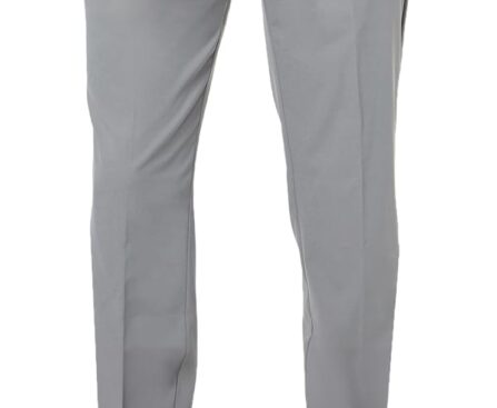 PGA Tour Men’s Flat Front Active Waistband Golf Pant